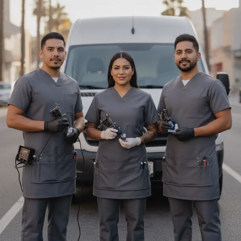 Tatuador equipo en Playa del Carmen